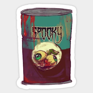 Spooky Can Sticker